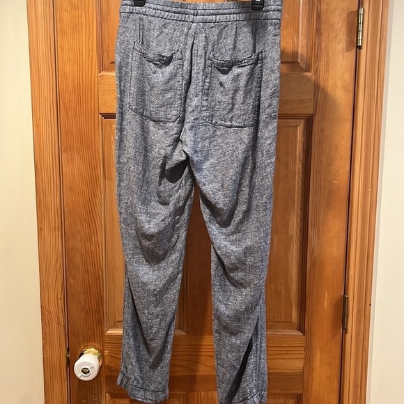 OLD navy women linen blend pants size medium tall . - Picture 4 of 7